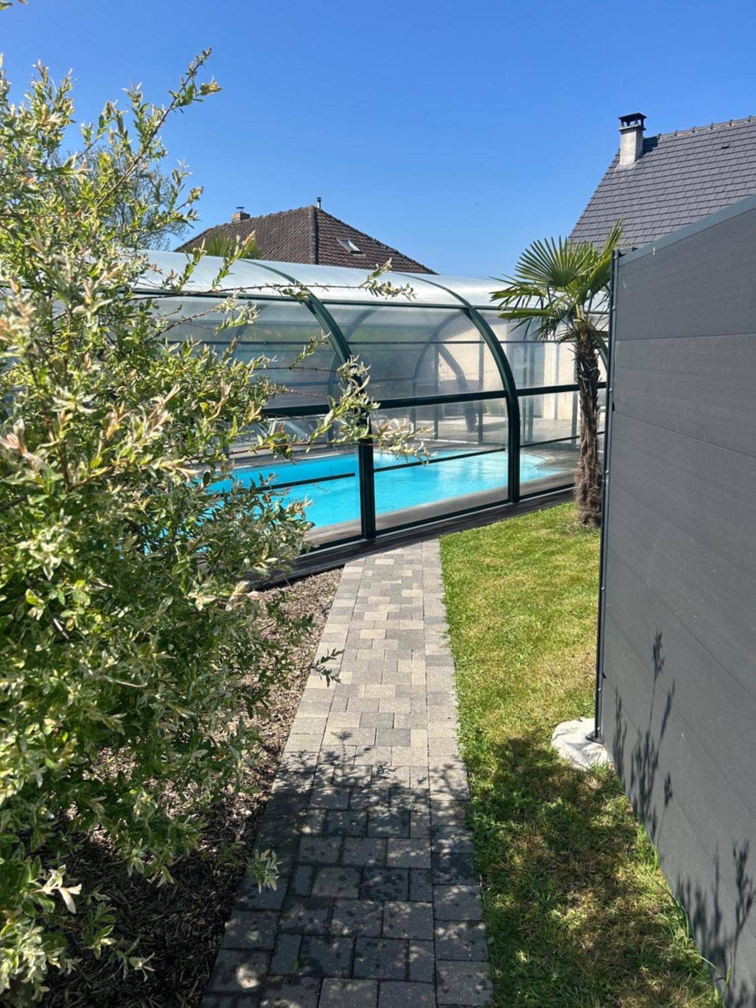Gite Spa Sauna Piscine Aubin-Saint-Vaast 외부 사진