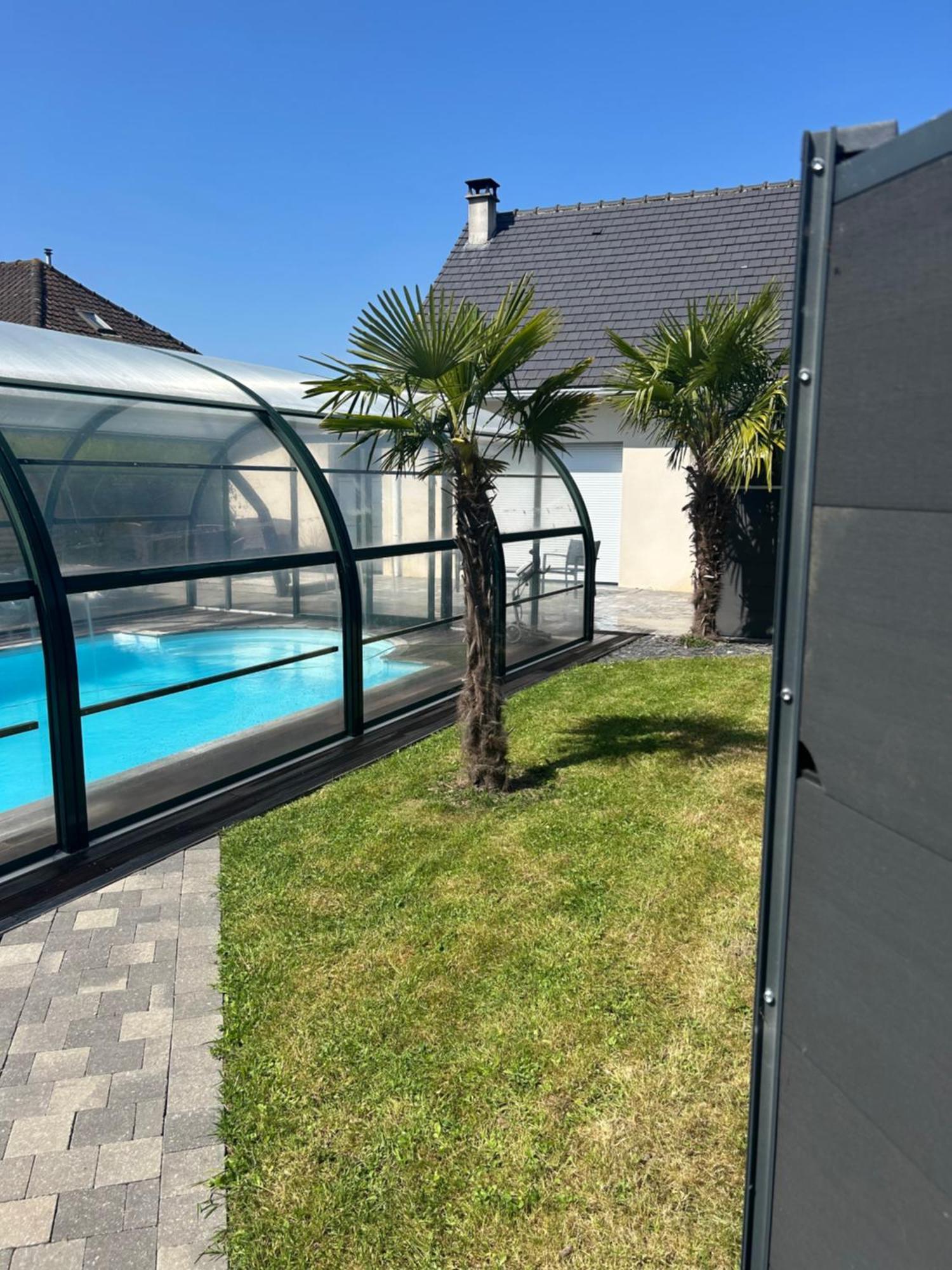 Gite Spa Sauna Piscine Aubin-Saint-Vaast 외부 사진